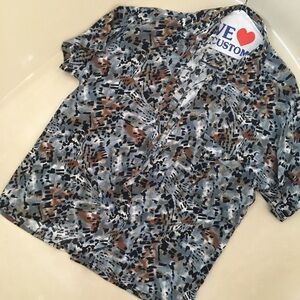 Lesage vintage patterned button up Hawaiian shirt